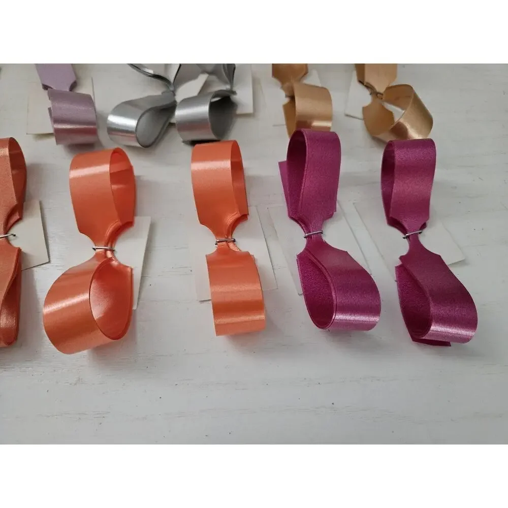 Ribbon Bows Craft Supplies Scrapbooking Embellishments Gift Wrapping Multi‎